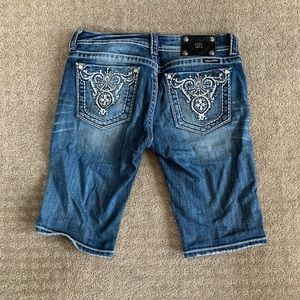 Miss Me Denim Bermuda shorts